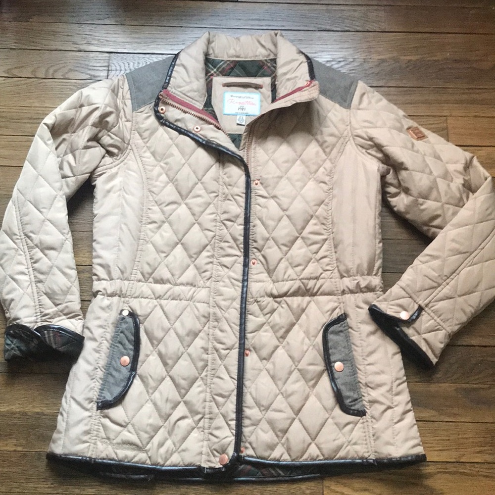 Quilted fall coat